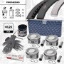 Piston Set, repair kit ET ENGINETEAM for VAG group engines  1.4 TFSI 1390ccm