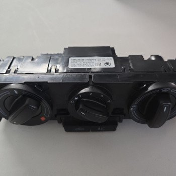 SKODA RAPID 2016 fresh air and heater controls for vehicles with air condition