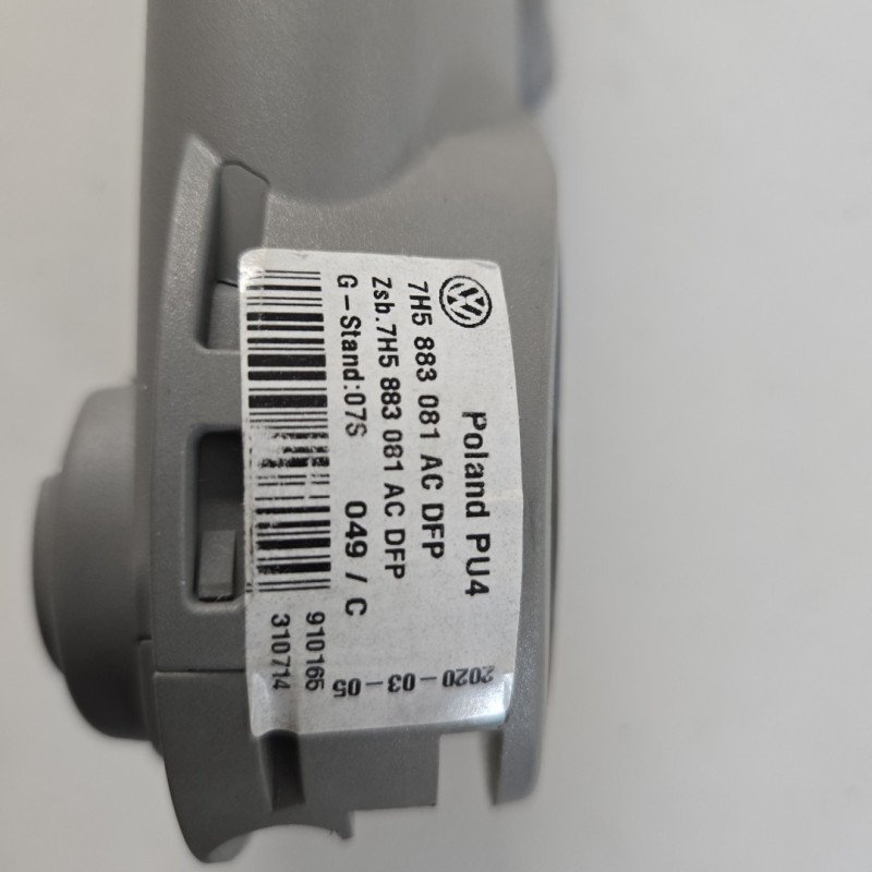 NEW VW T5 Armrest Artgrey Genuine leatherette classic grey 7H5883081ACDFP