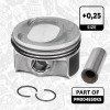 Piston Set, repair kit ET ENGINETEAM for VAG group engines  1.4 TFSI 1390ccm