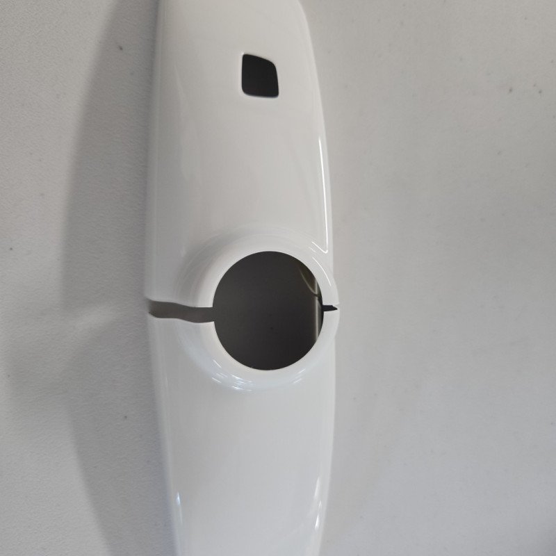 Superb III - original Skoda rear-view interior mirror cover WHITE