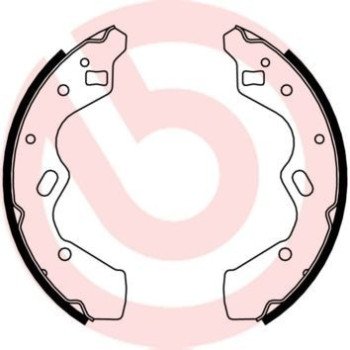 BREMBO S 49 520 Brake Shoe Set 200 x 32 mm for KIA and MAZDA