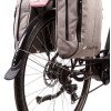 Reinforced EASYBIKE rear bag attachment via plastic eyelets for bicycles