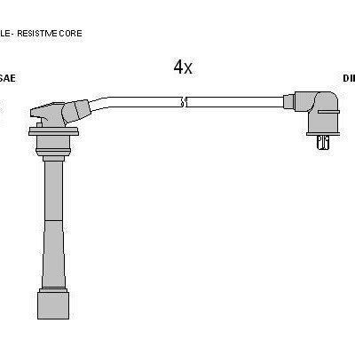 STARLINE ignition cable set for HUNDAI