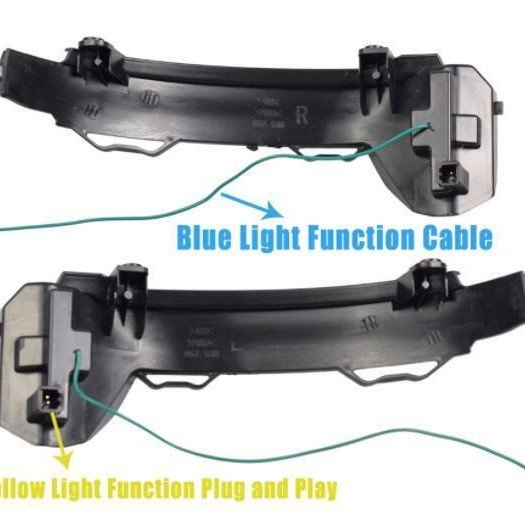 MIRROR LED design turn signal - set for VW TIGUAN MK2 2017 - 2019yr.