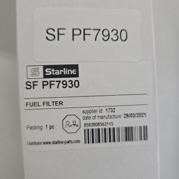Fuel filter STARLINE SF PF7930 for FORD, MAZDA, VOLVO for petrol engines