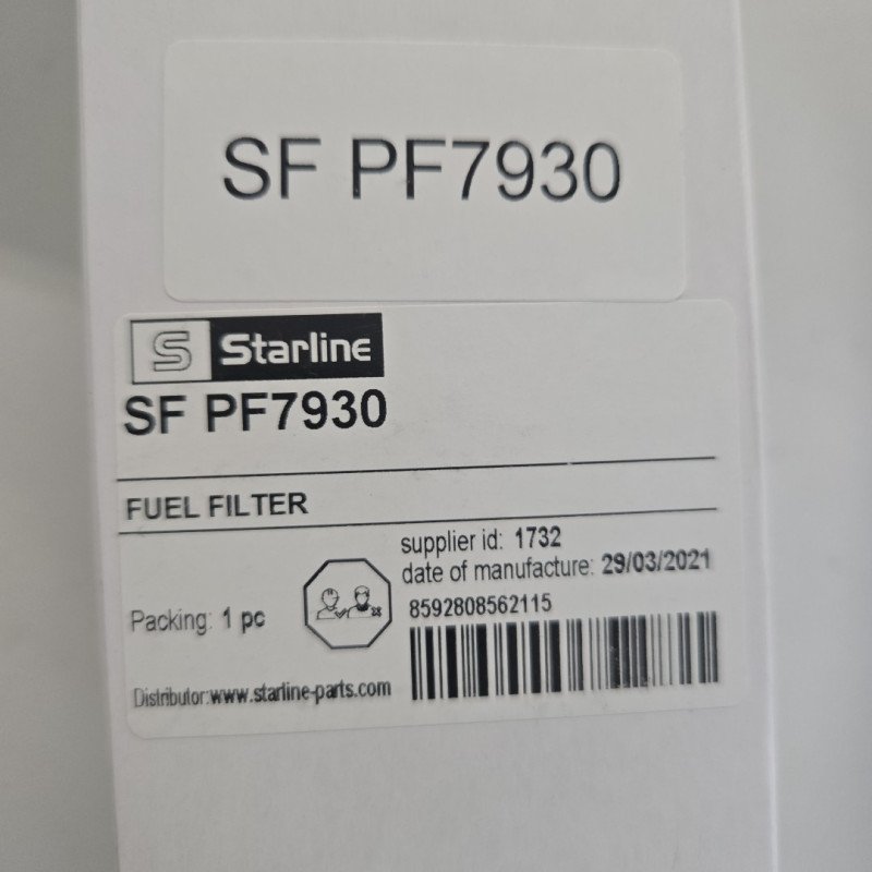 Fuel filter STARLINE SF PF7930 for FORD, MAZDA, VOLVO for petrol engines