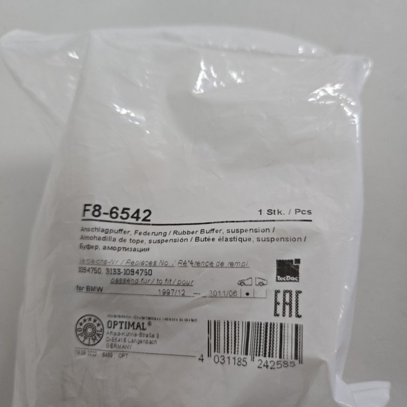 OPTIMAL F8-6542 Rubber Buffer, suspension for BMW 3 Series, 1 Series