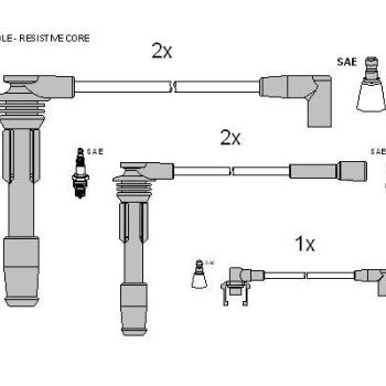 IGNITION CABLE S ZK 8914 ST STARLINE for Renault CLIO R19
