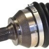SPIDAN 21047 Drive shaft suitable for PEUGEOT 306, 206 613mm, with nut