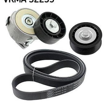 SKF multi-ribbed belt kit SK VKMA32235 for FIAT 1.6D Multijet engines